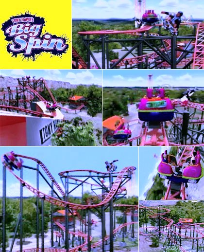 Six Flags Hawk Rollercoaster